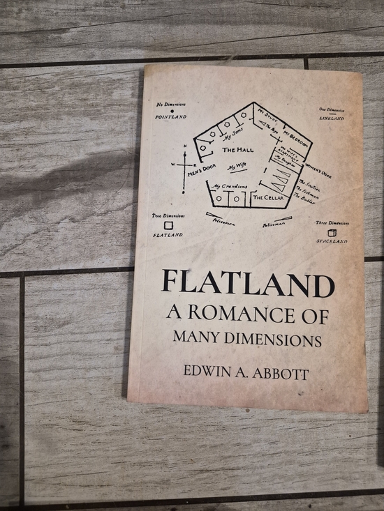 Other - Flatland A Romance of Many Dimensions by Edwin A. Abbott - Beige Cover
